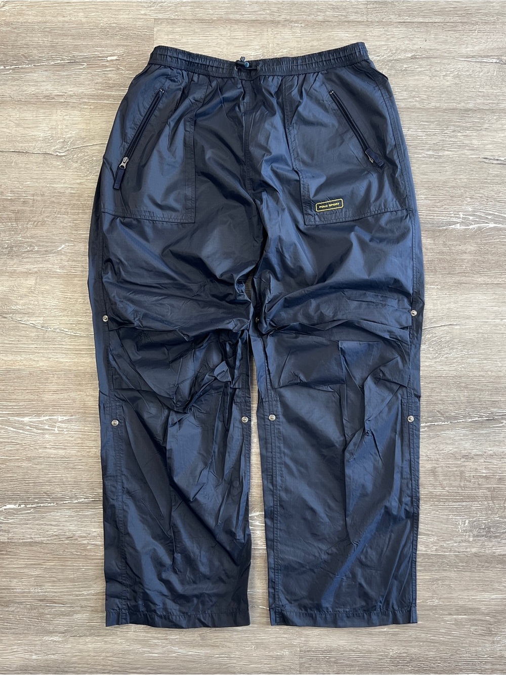 VTG Polo Sport Men’s Baggy Black Track Pants